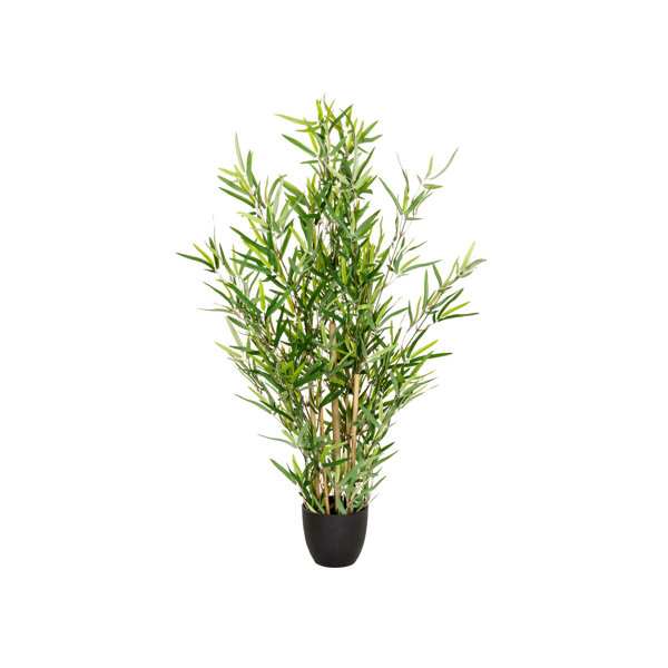 The Seasonal Aisle 100cm Faux Bamboo Plant in Ceramic Pot Wayfair.co.uk